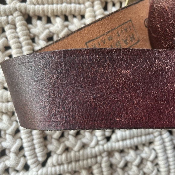 Women’s Vintage HABILE Fait Main Leather Belt from Holt Renfrew - Picture 5 of 6